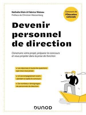 cover image of Devenir personnel de direction